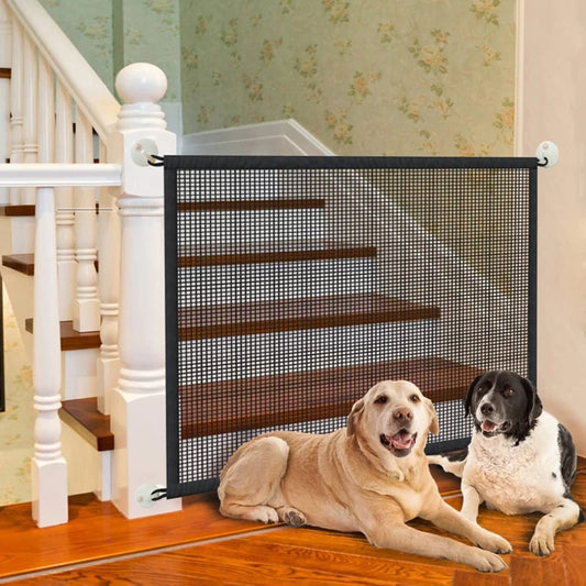 Pet Isolated Network Stairs Gate Safety Breathable Mesh Playpen